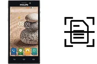 Escanear documento en un Philips V787