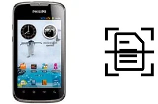 Escanear documento en un Philips W635