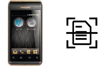 Escanear documento en un Philips W930