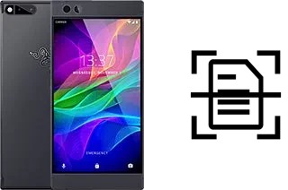 Escanear documento en un Razer Phone