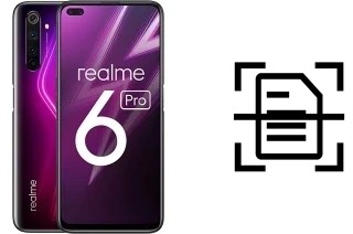 Escanear documento en un Realme 6 Pro