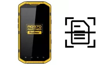 Escanear documento en un RugGear RG970 Partner