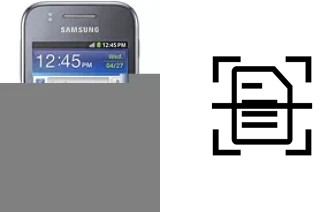 Escanear documento en un Samsung Galaxy Y TV S5367