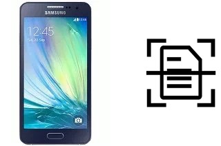 Escanear documento en un Samsung Galaxy A3 Duos