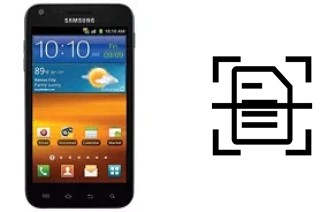 Escanear documento en un Samsung Galaxy S II Epic 4G Touch