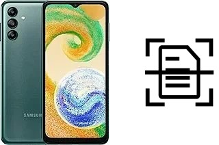 Escanear documento en un Samsung Galaxy A04s