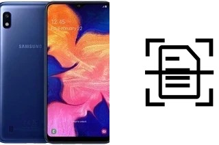 Escanear documento en un Samsung Galaxy A10