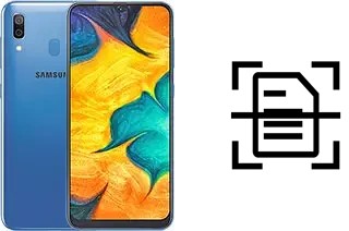 Escanear documento en un Samsung Galaxy A30