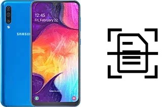 Escanear documento en un Samsung Galaxy A50