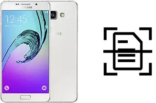 Escanear documento en un Samsung Galaxy A7 (2016) Duos