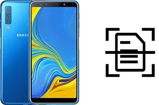 Escanear documento en un Samsung Galaxy A7 (2018)