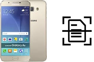 Escanear documento en un Samsung Galaxy A8 (SCV32)