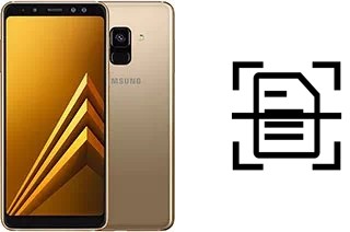 Escanear documento en un Samsung Galaxy A8 (2018)