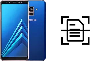 Escanear documento en un Samsung Galaxy A8+ (2018)