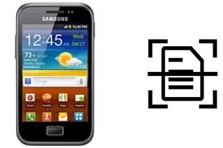 Escanear documento en un Samsung Galaxy Ace Plus S7500