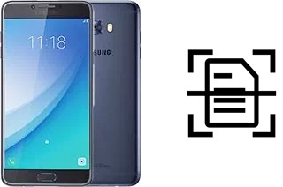 Escanear documento en un Samsung Galaxy C7 Pro
