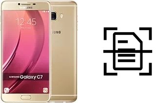 Escanear documento en un Samsung Galaxy C7