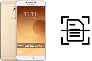 Escanear documento en un Samsung Galaxy C9 Pro