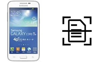 Escanear documento en un Samsung Galaxy Core Lite LTE