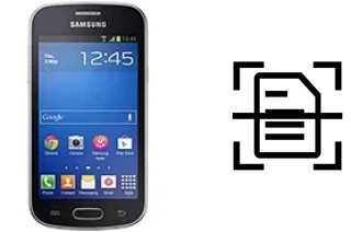 Escanear documento en un Samsung Galaxy Fresh S7390