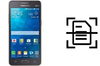 Escanear documento en un Samsung Galaxy Grand Prime Duos TV