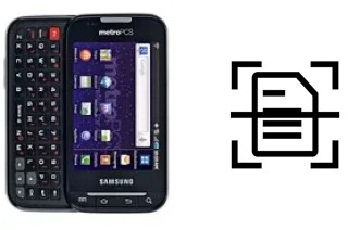 Escanear documento en un Samsung R910 Galaxy Indulge