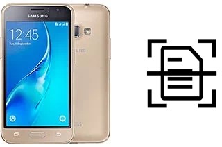 Escanear documento en un Samsung Galaxy J1 (2016)