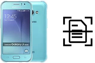 Escanear documento en un Samsung Galaxy J1 Ace