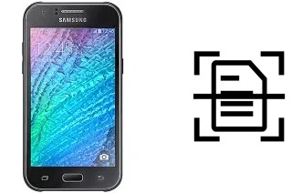 Escanear documento en un Samsung Galaxy J1