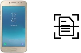 Escanear documento en un Samsung Galaxy J2 (2018)