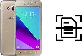 Escanear documento en un Samsung Galaxy Grand Prime Plus