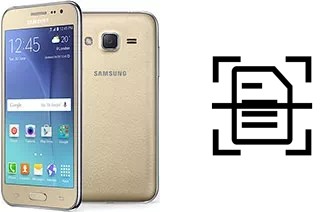 Escanear documento en un Samsung Galaxy J2