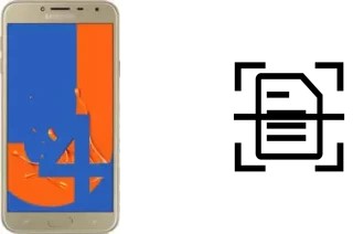 Escanear documento en un Samsung Galaxy J4 (2018)