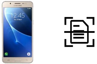 Escanear documento en un Samsung Galaxy J5 Metal