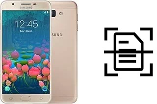 Escanear documento en un Samsung Galaxy J5 Prime