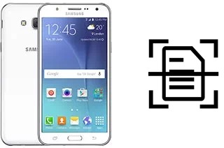 Escanear documento en un Samsung Galaxy J5