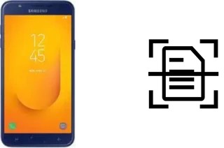 Escanear documento en un Samsung Galaxy J7 Duo (2018)