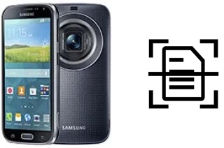 Escanear documento en un Samsung Galaxy K zoom