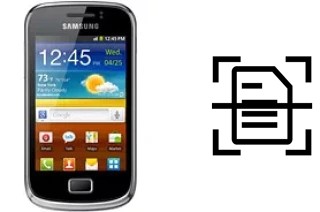 Escanear documento en un Samsung Galaxy mini 2 S6500