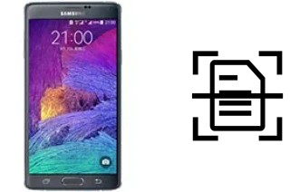 Escanear documento en un Samsung Galaxy Note 4 Duos