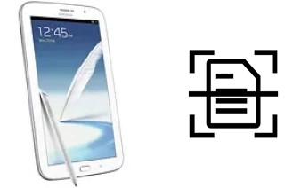 Escanear documento en un Samsung Galaxy Note 8.0 Wi-Fi