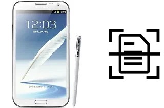 Escanear documento en un Samsung Galaxy Note II N7100