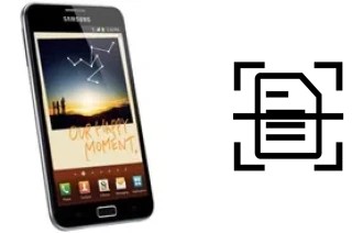 Escanear documento en un Samsung Galaxy Note N7000