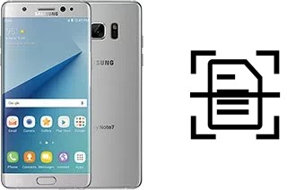 Escanear documento en un Samsung Galaxy Note7 (USA)