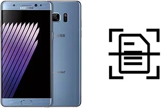 Escanear documento en un Samsung Galaxy Note7