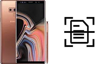 Escanear documento en un Samsung Galaxy Note9