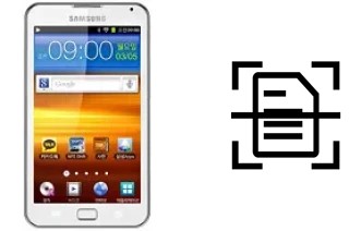 Escanear documento en un Samsung Galaxy Player 70 Plus