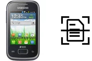 Escanear documento en un Samsung Galaxy Pocket Duos S5302