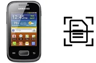 Escanear documento en un Samsung Galaxy Pocket plus S5301