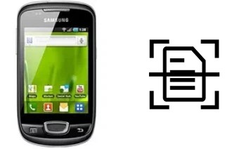 Escanear documento en un Samsung Galaxy Pop Plus S5570i